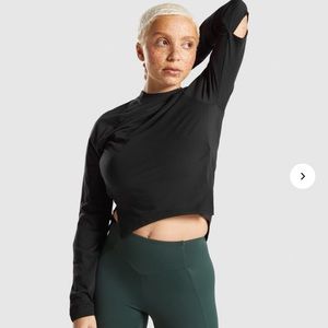 Gymshark Venture Long Sleeve T-Shirt - Black
